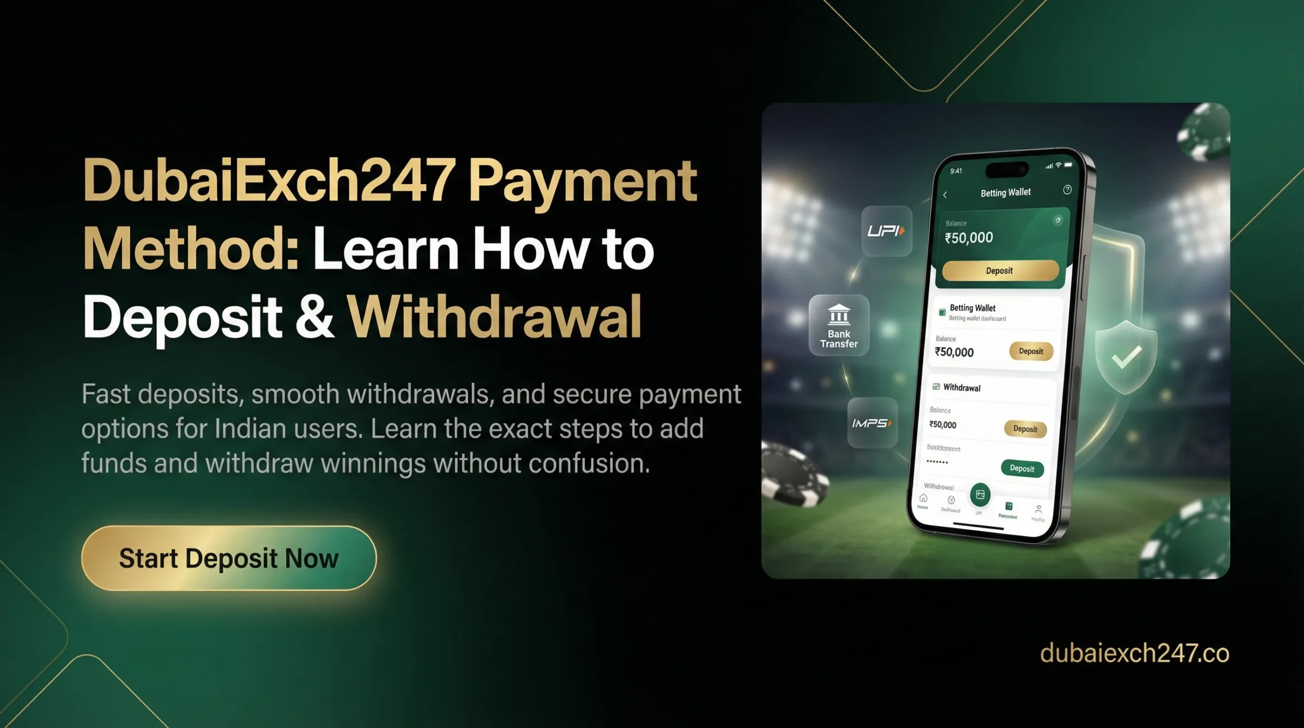 DubaiExch247 Payment Method