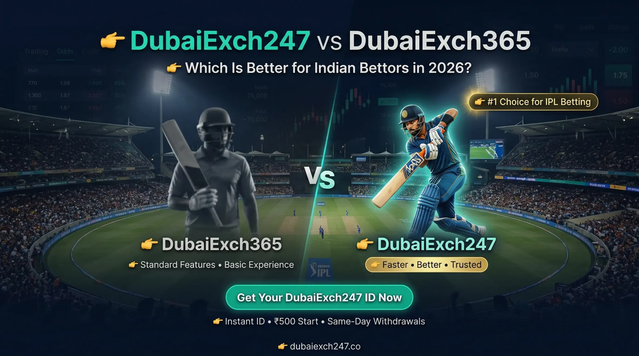 DubaiExch247 vs DubaiExch365